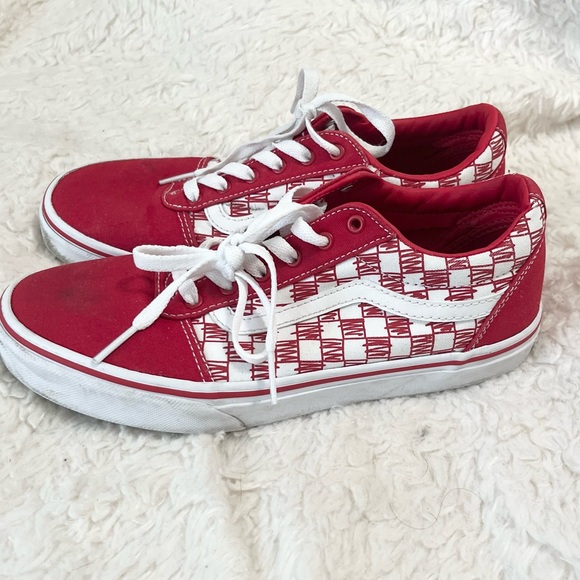 Vans Other - Vans Red Checkered Shoes 5